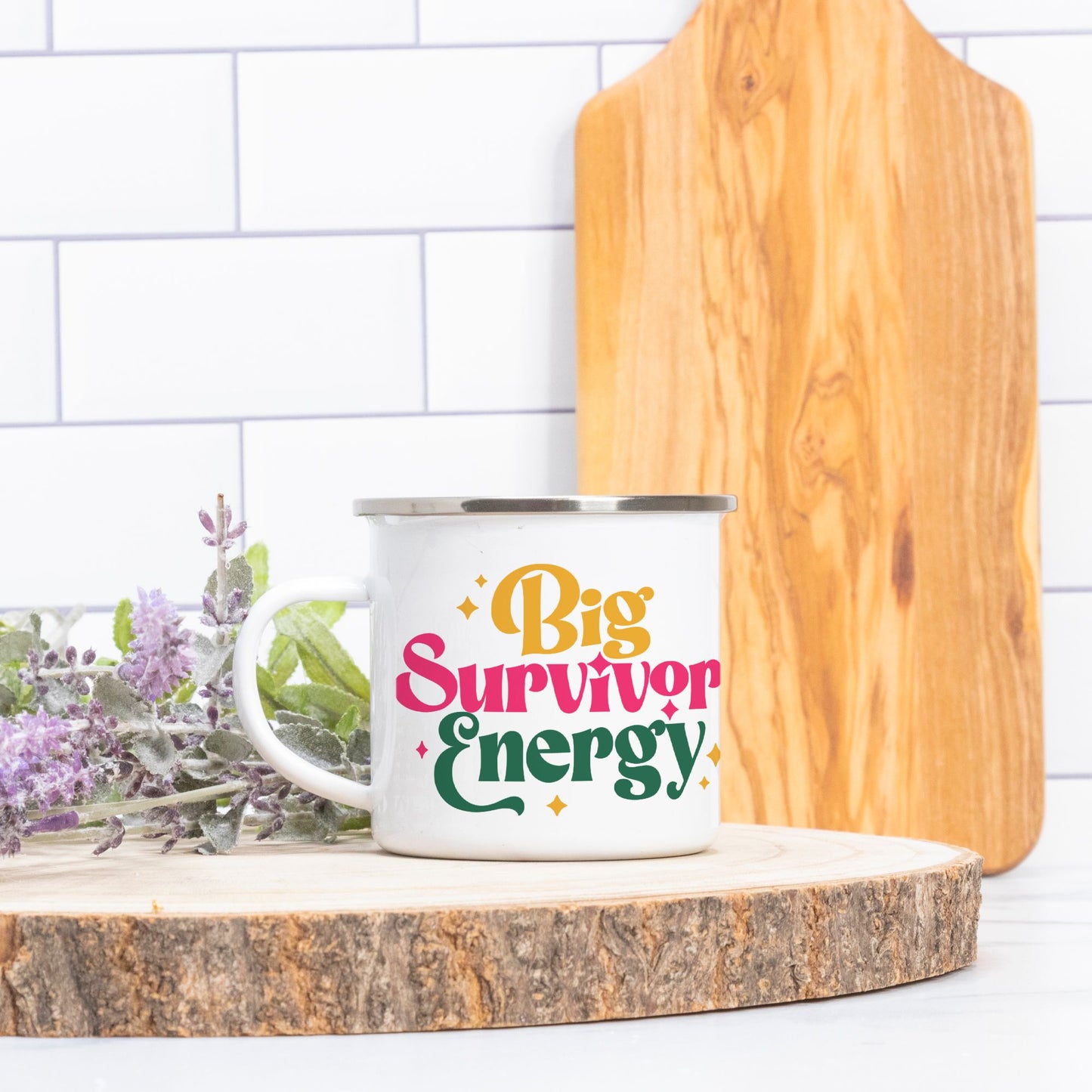 Big Survivor Energy Camp Mug 10 oz.