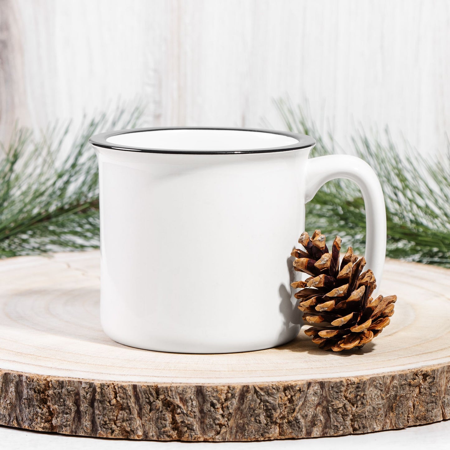 Era Ceramic Camp Mug White 13oz
