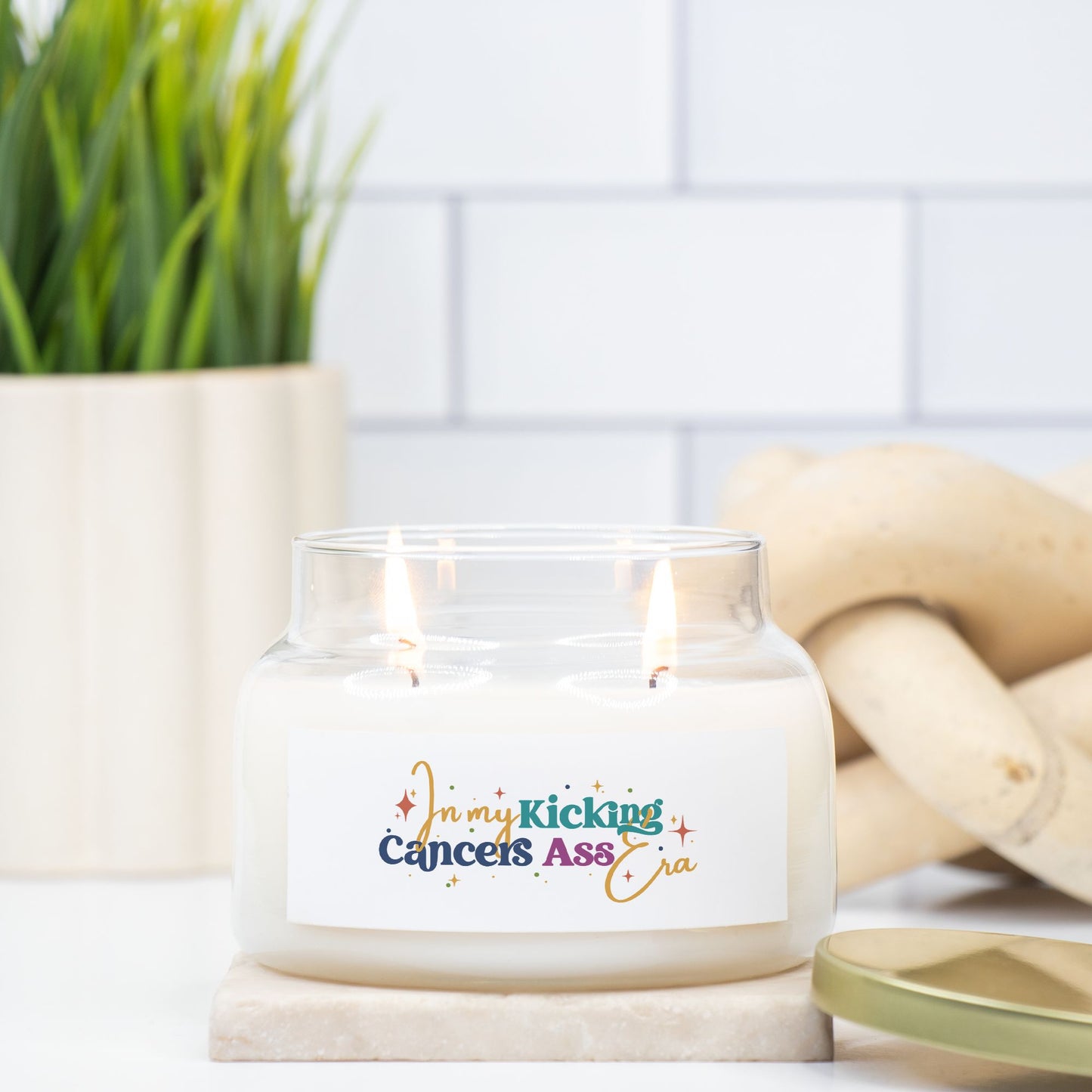 Candle Apothecary Jar (Double Wick)