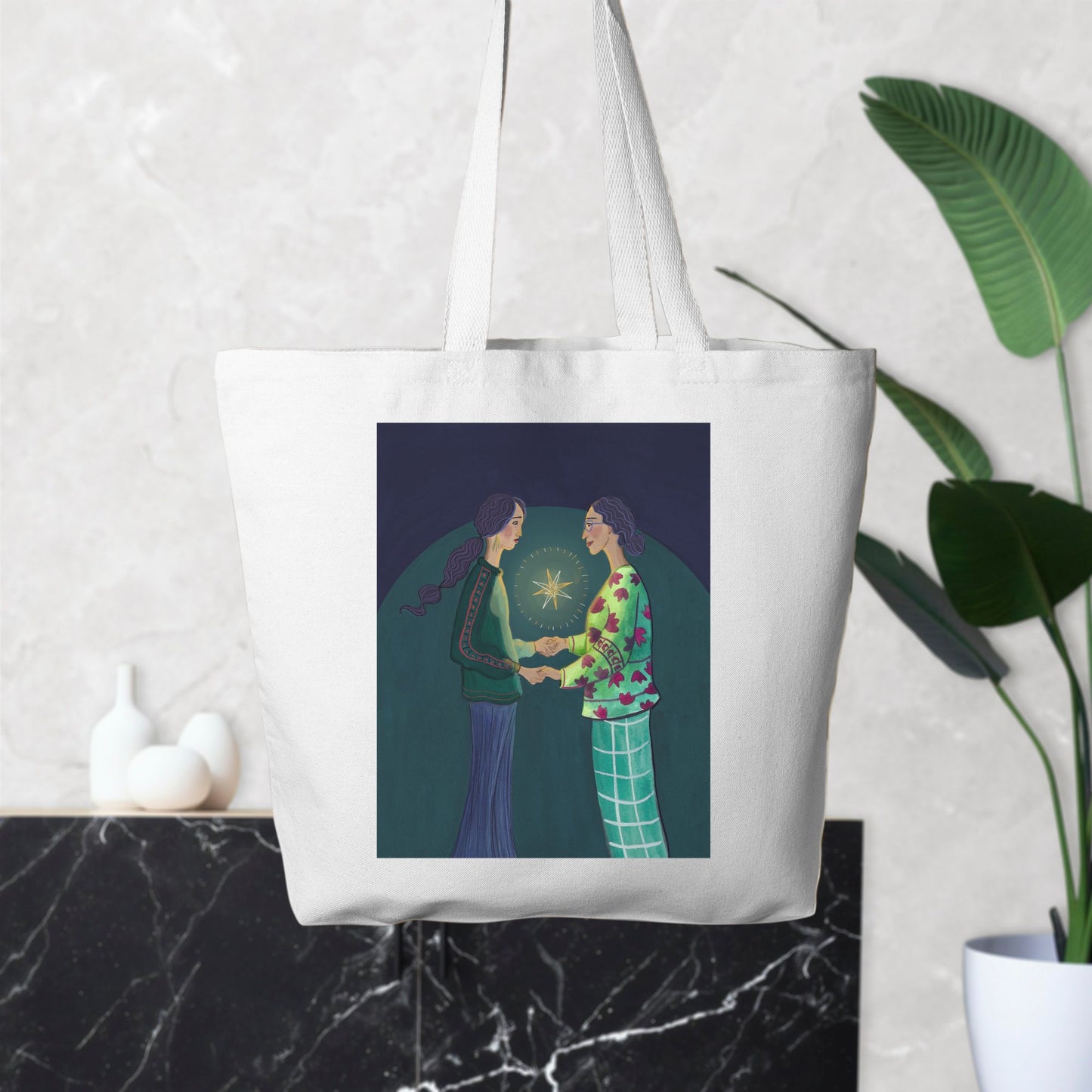 Guiding Light Oversized Tote