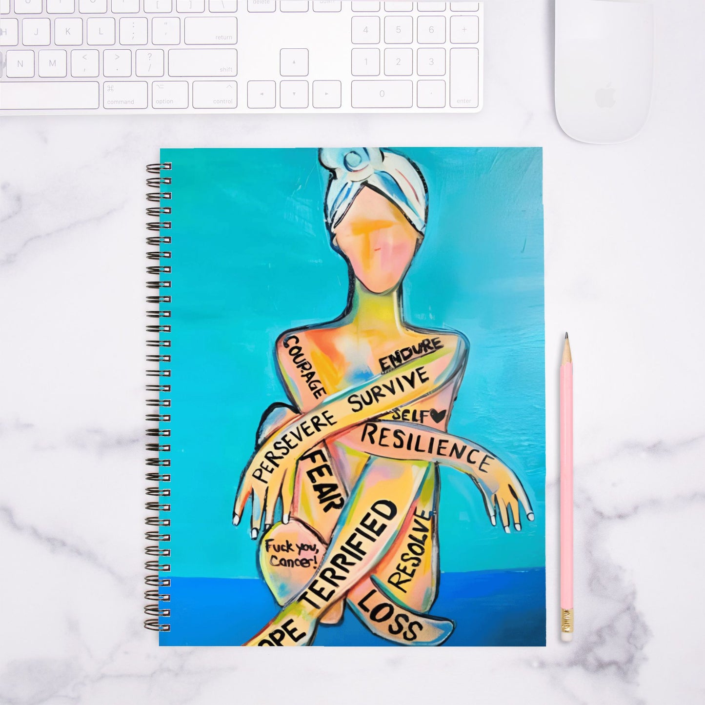 "The Jennifer" Notebook Hardcover Spiral 8.5 x 11