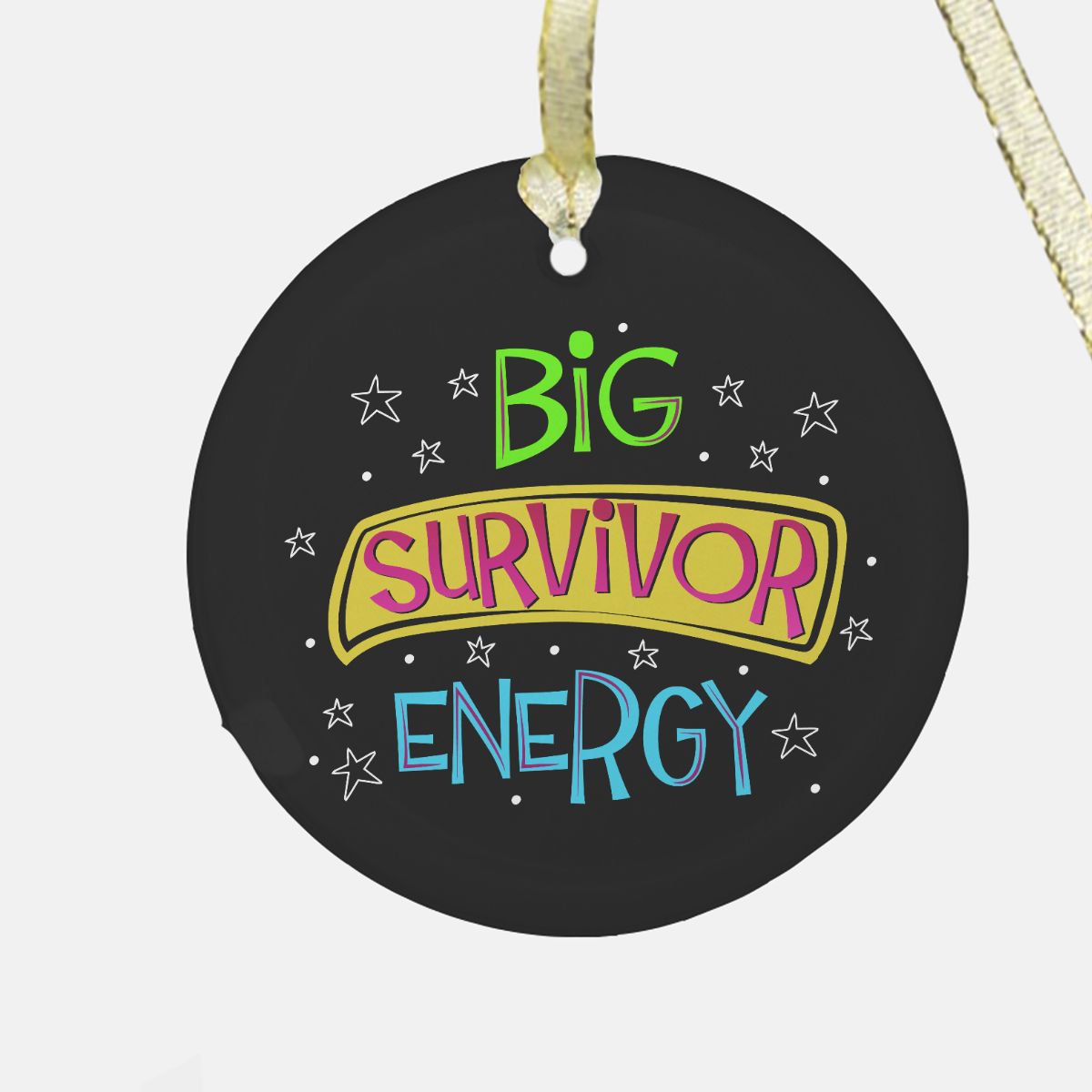 Ornament - Clear Glass (Round)