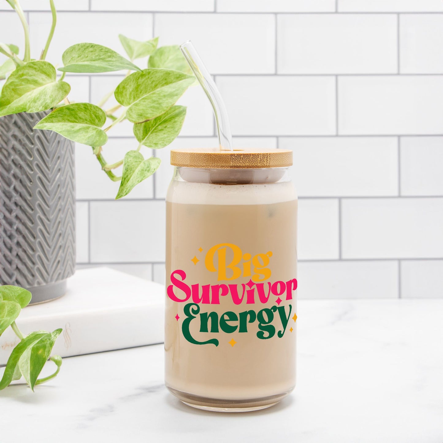 Big Survivor Energy Glass Can 16oz