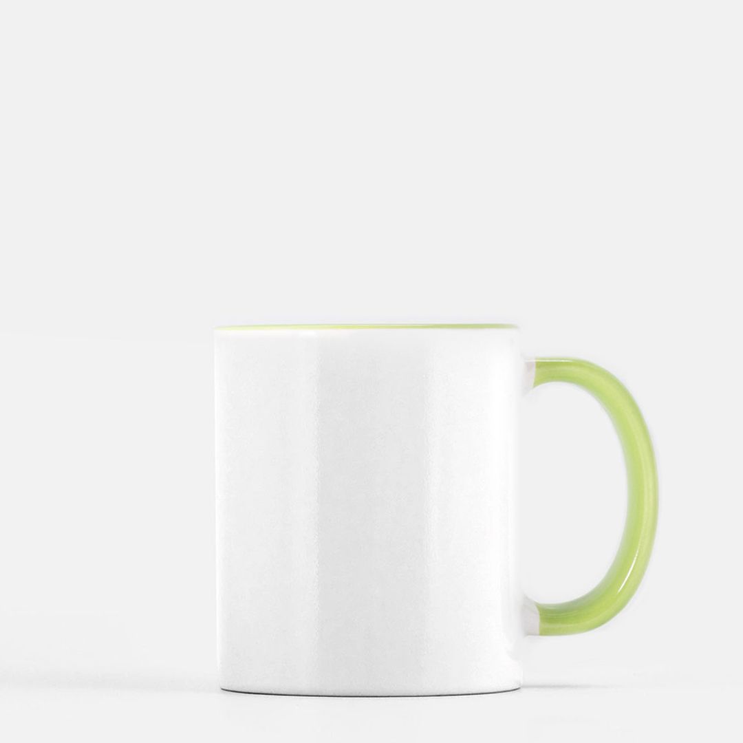 Mug 11 oz. (Green + White)