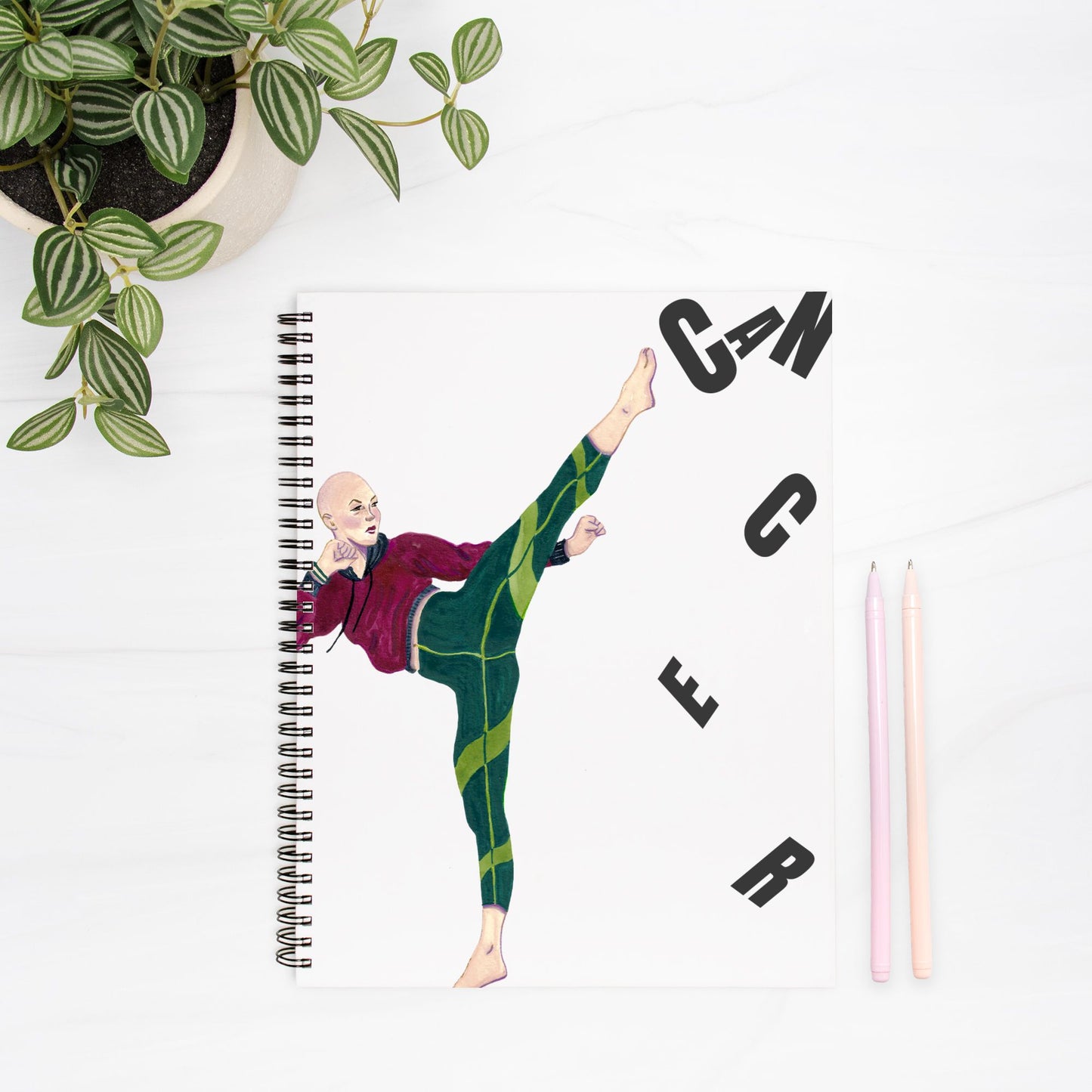 "The Heidi" Notebook Hardcover Spiral 8.5 x 11