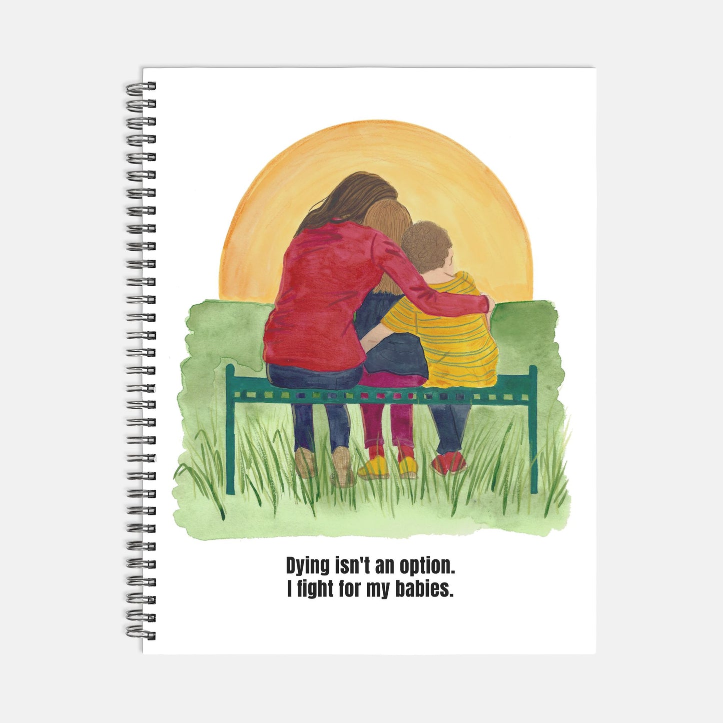 I Fight Planner Hardcover Spiral 8.5 x 11