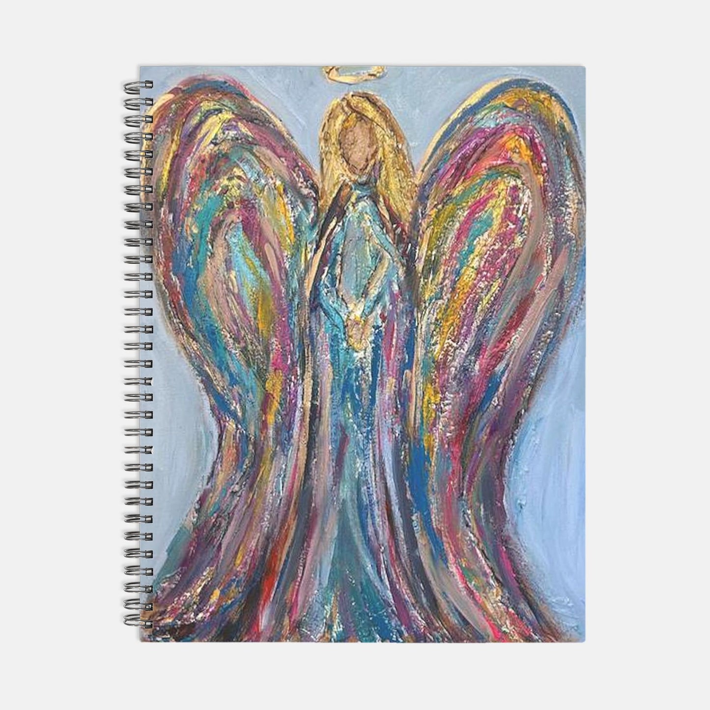Angel Notebook Hardcover Spiral 8.5 x 11