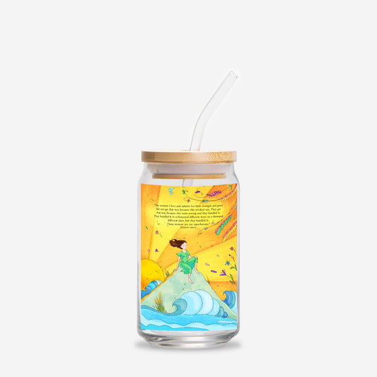 The Sarah: Ocean Muse Glass Can 16oz