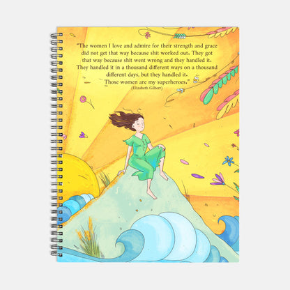 "The Sarah" Notebook Hardcover Spiral 8.5 x 11