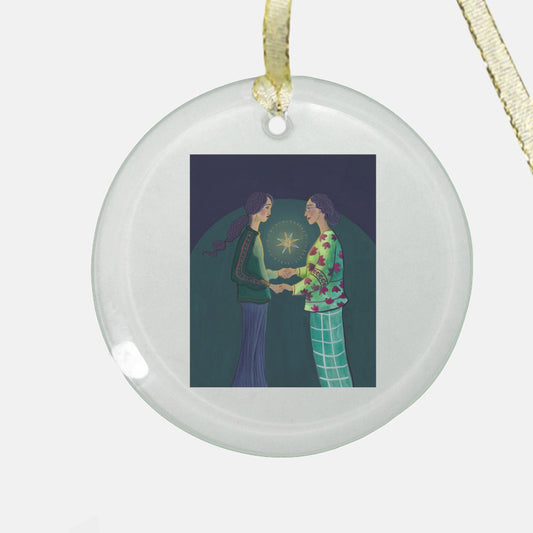 Guiding Light Ornament - Clear Glass (Round)