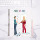 The Mirror: She IS Me Notebook Hardcover Spiral 8.5 x 11