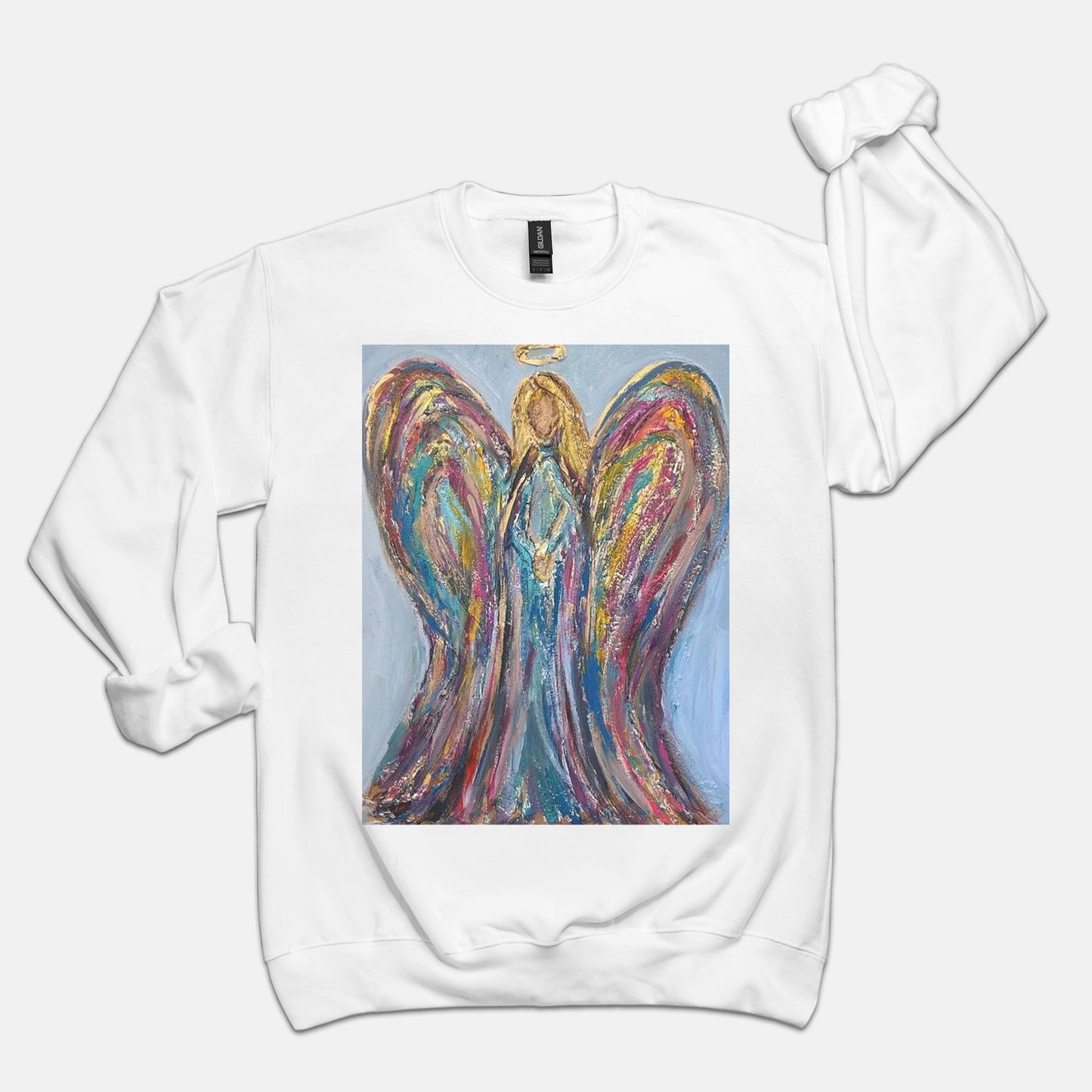 Angel Unisex Crew Neck Sweatshirt Gildan 18000