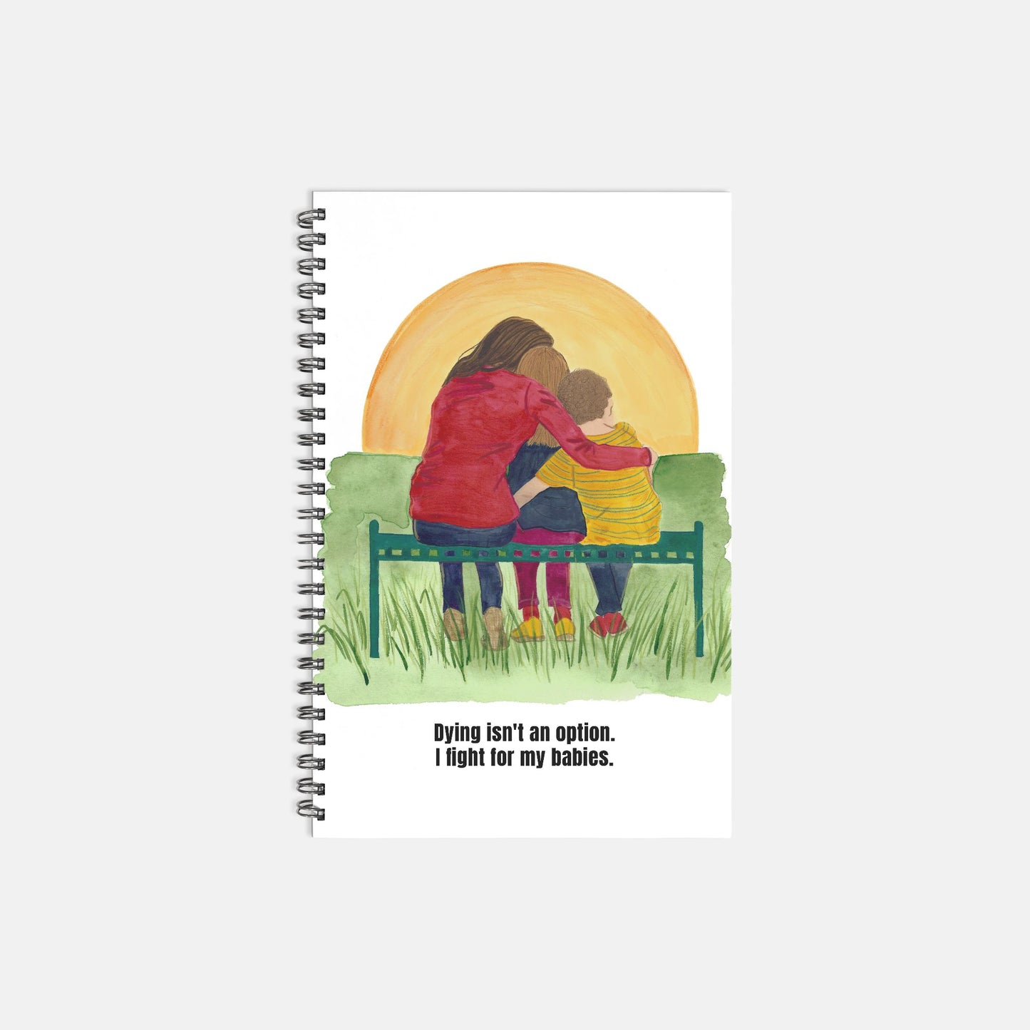 I Fight Notebook Softcover Spiral 5.5 x 8.5