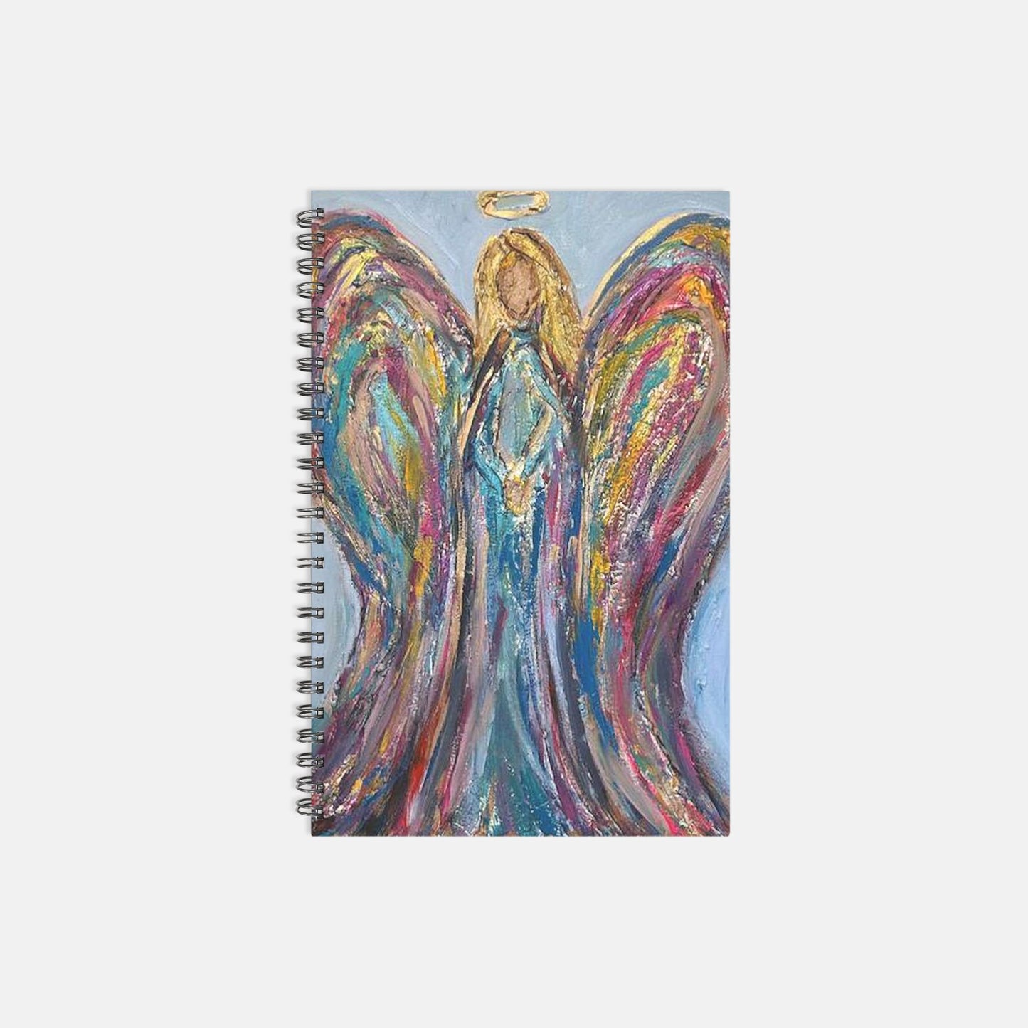 Angel Notebook Softcover Spiral 5.5 x 8.5