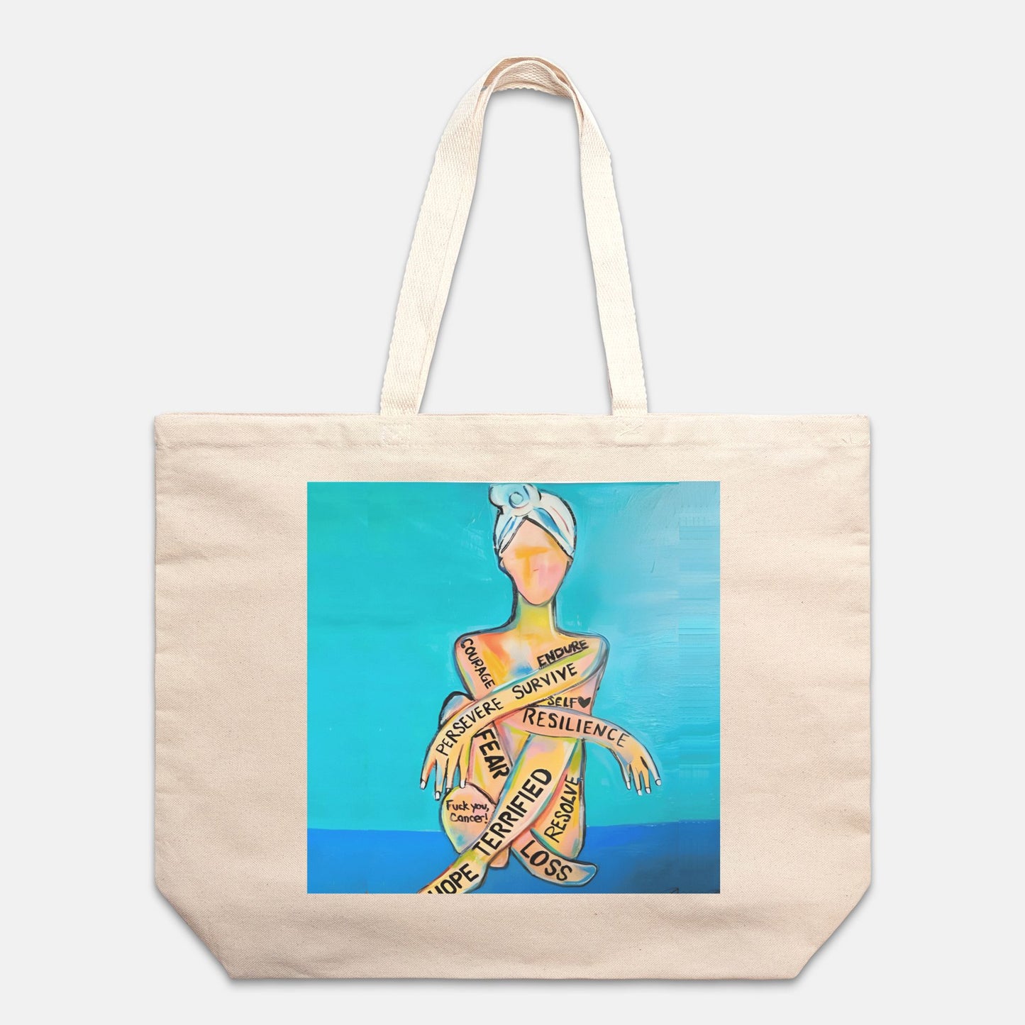 The Sarah: Sunset Muse Oversized Tote