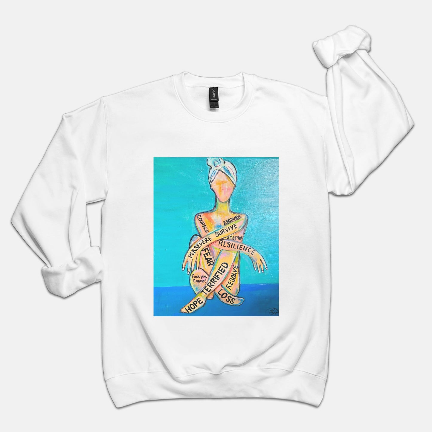 The Heidi Unisex Crew Neck Sweatshirt Gildan 18000