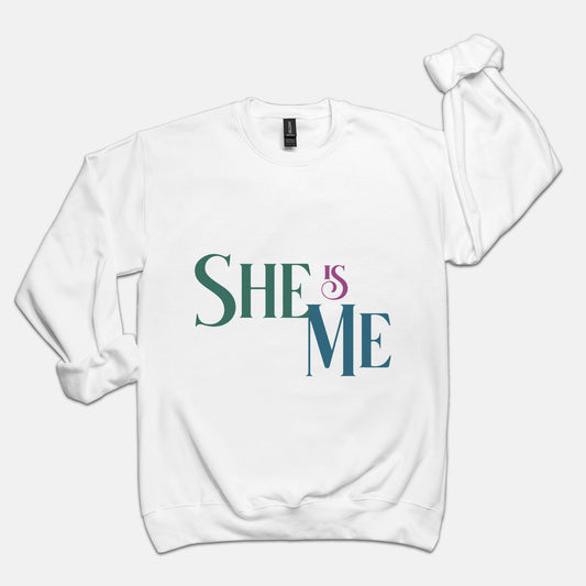 She is Me Collective Crew Neck Sweatshirt Gildan 18000