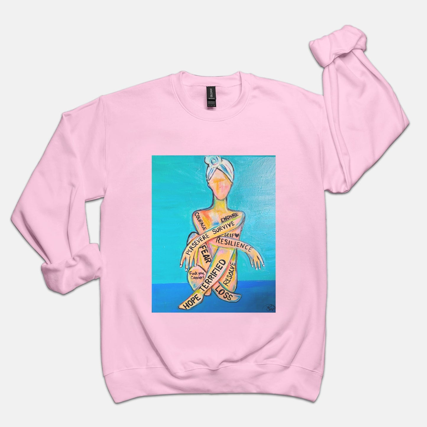 The Heidi Unisex Crew Neck Sweatshirt Gildan 18000