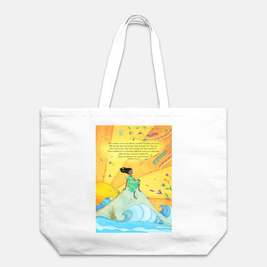The Sarah: Sunset Muse Oversized Tote