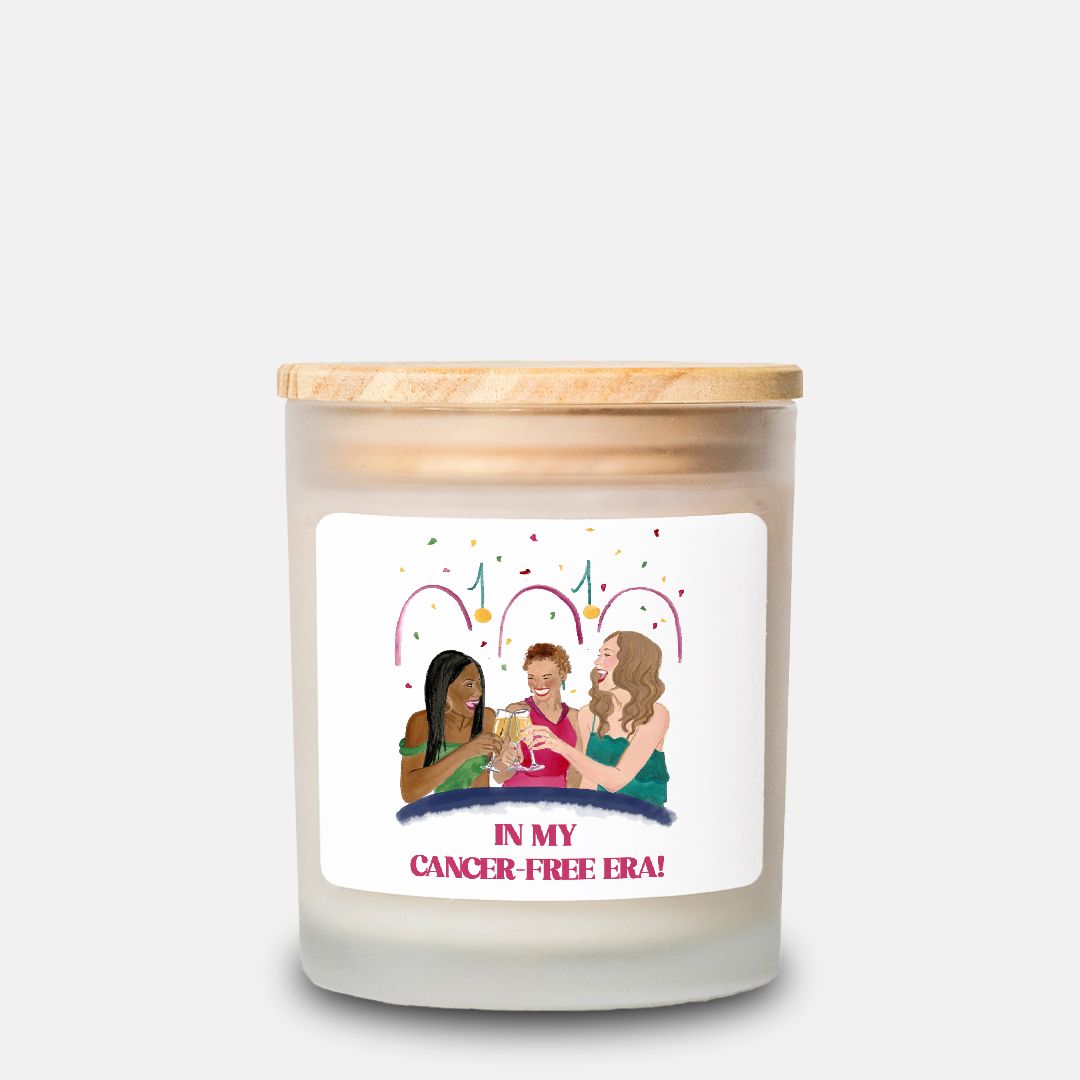 Celebration Candle Frosted Glass (Hand Poured 11 oz)