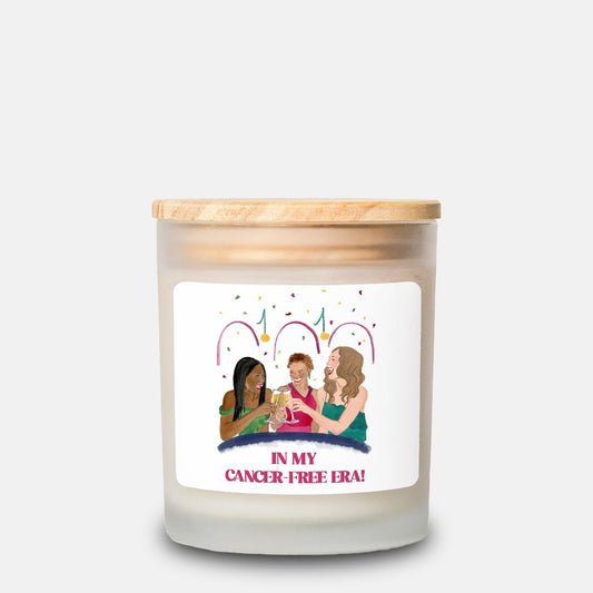 Celebration Candle Frosted Glass (Hand Poured 11 oz)