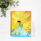 Sarah: Sunset Muse Notebook Hardcover Spiral 8.5 x 11