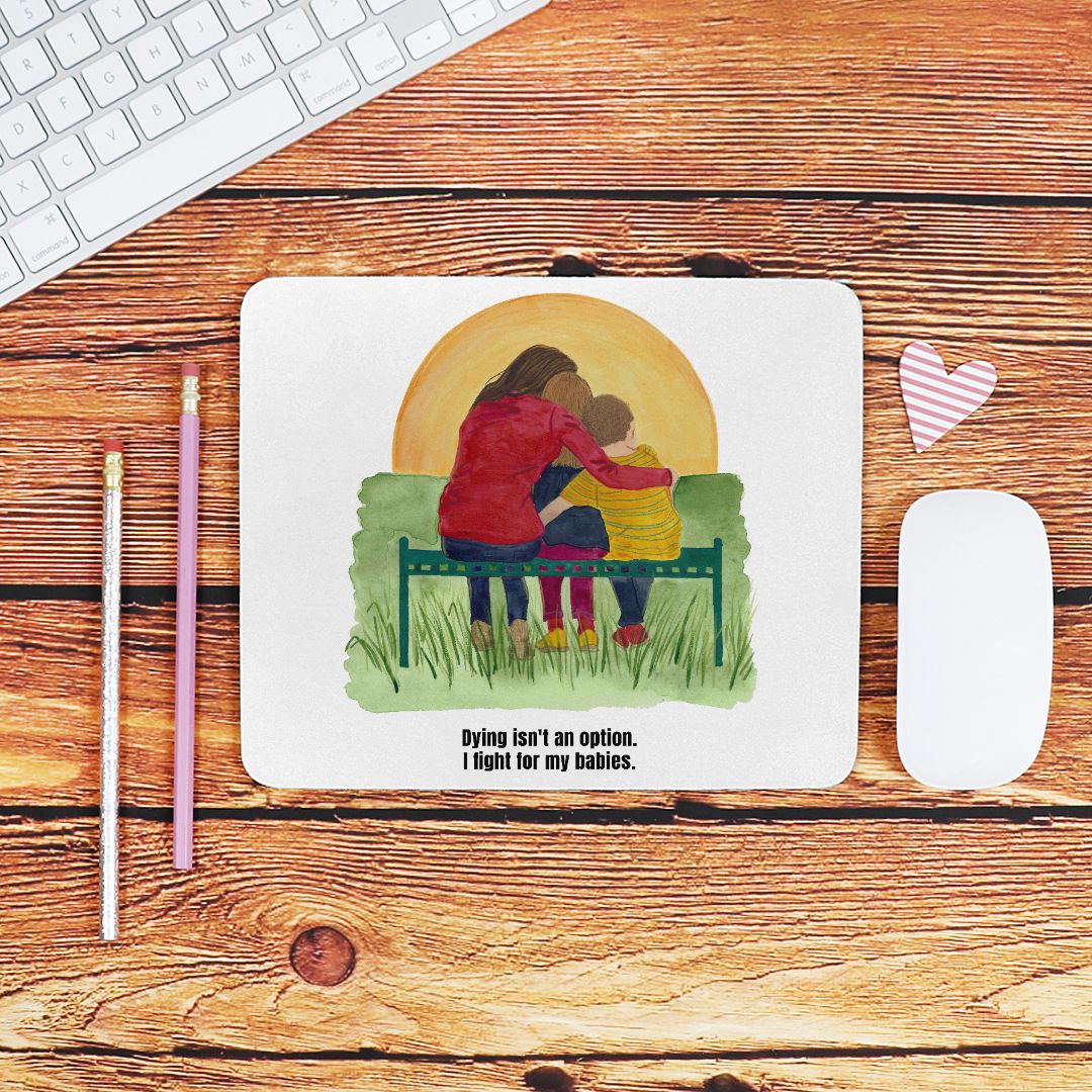 I Fight Mouse Pad (Rectangle)