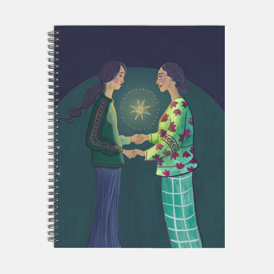 Guiding Light Notebook Hardcover Spiral 8.5 x 11