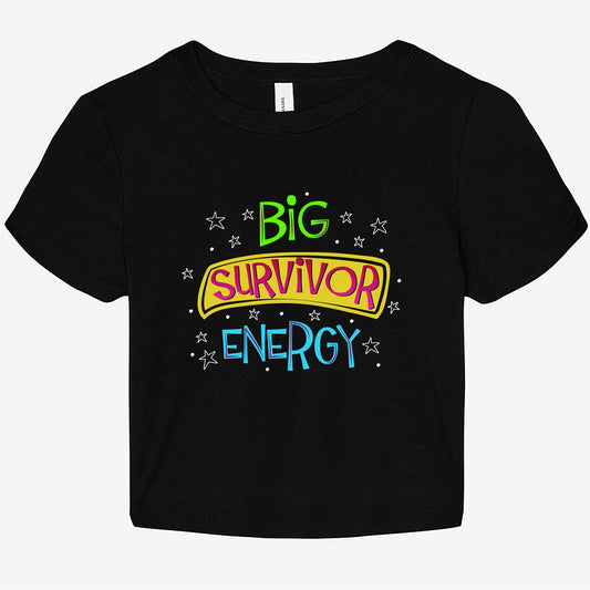 Survivor Bella Canvas Women's Micro Rib Baby Tee 1010