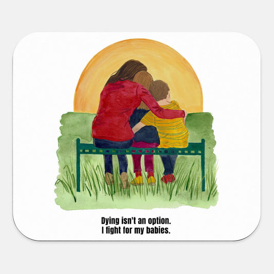 I Fight Mouse Pad (Rectangle)