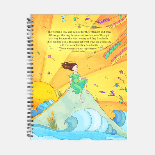The Sarah: Ocean Muse Planner Hardcover Spiral 8.5 x 11