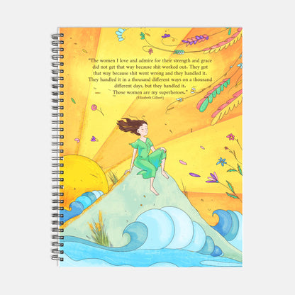 The Sarah: Ocean Muse Planner Hardcover Spiral 8.5 x 11