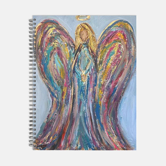 Angel Notebook Hardcover Spiral 8.5 x 11