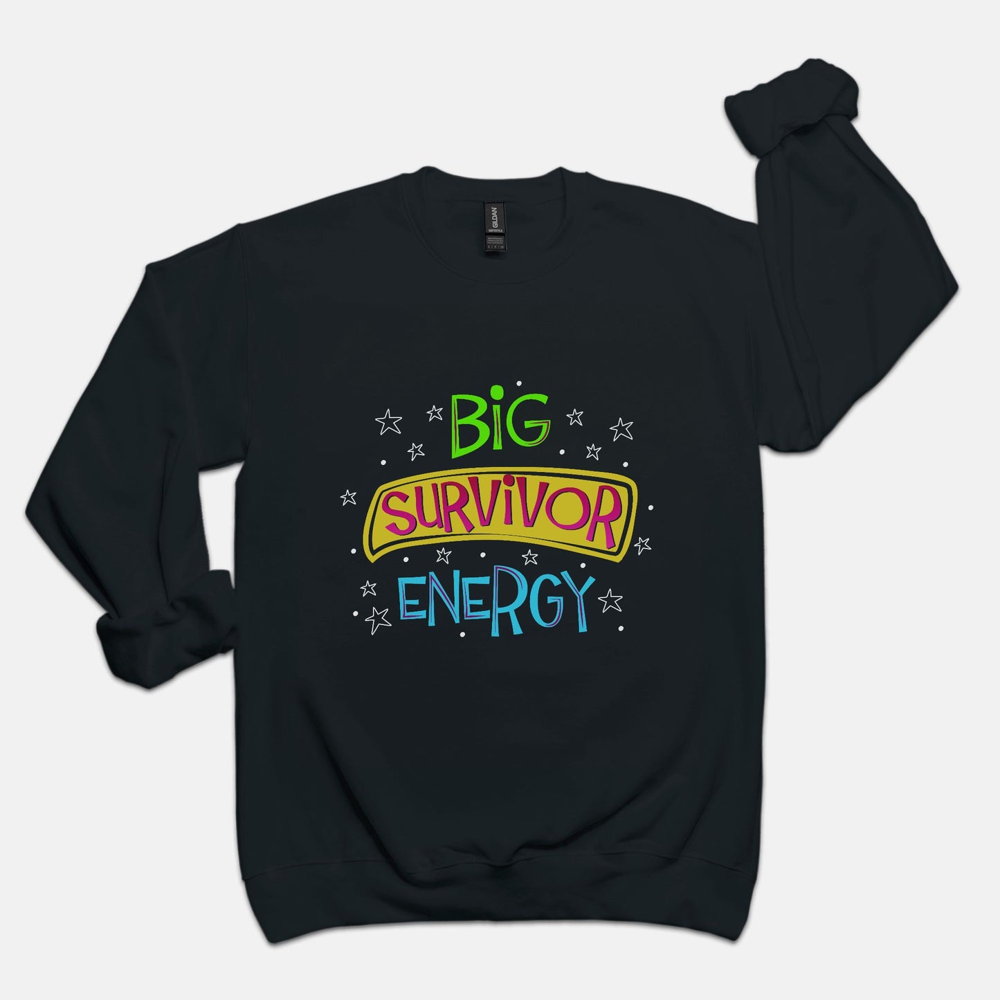 Survivor Unisex Crew Neck Sweatshirt Gildan 18000