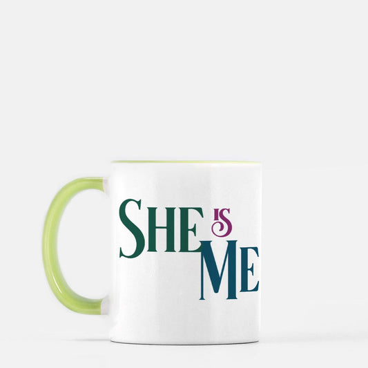 Mug 11 oz. (Green + White)